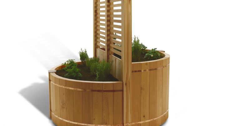 Hochbeet Classic Modul mit Rankgitter